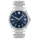 oh Y rv ANZT[ Men's Swiss SE Stainless Steel Bracelet Watch 41mm Silver