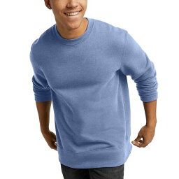 オルタナティヴ アパレル メンズ パーカー・スウェットシャツ アウター HANES ORIGINAL Men's Fleece Sweatshirt Deep Forte Blue PE Heather