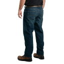 バーン メンズ デニムパンツ ボトムス Men's Heritage Relaxed Fit Straight Leg Jean Stone wash dark