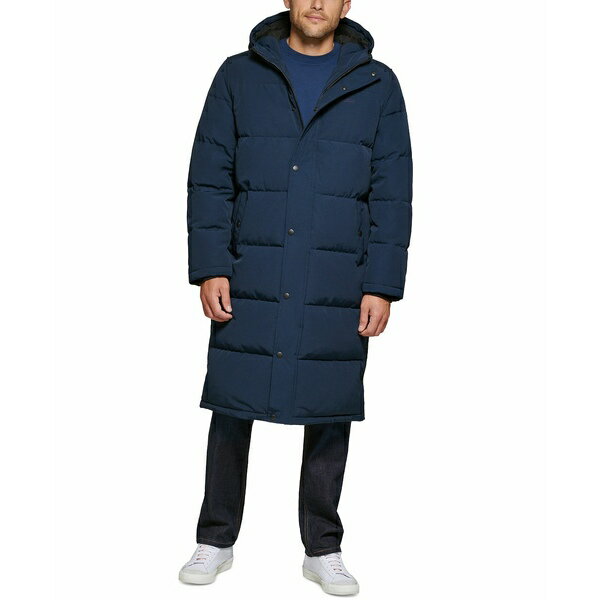 リーバイス メンズ ジャケット＆ブルゾン アウター Men 039 s Quilted Extra Long Parka Jacket Navy