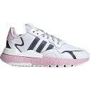 adidas AfB_X fB[X Xj[J[ yadidas Nite Joggerz TCY US_W_11 Cloud White True Pink (Women's)