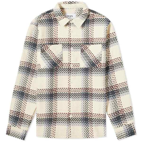 bNXh Y Vc gbvX Wax London Whiting Loke Check Overshirt Neutrals