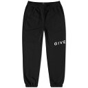 ジバンシイ ジバンシー メンズ カジュアルパンツ ボトムス Givenchy Logo Sweat Pant Black