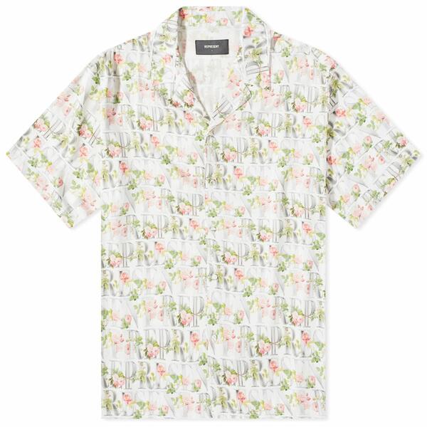v[g Y Vc gbvX Represent Floral Vacation Shirt White