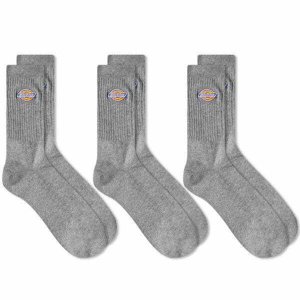 fBbL[Y Y C A_[EFA Dickies Valley Grove Socks - 3 Pack Grey