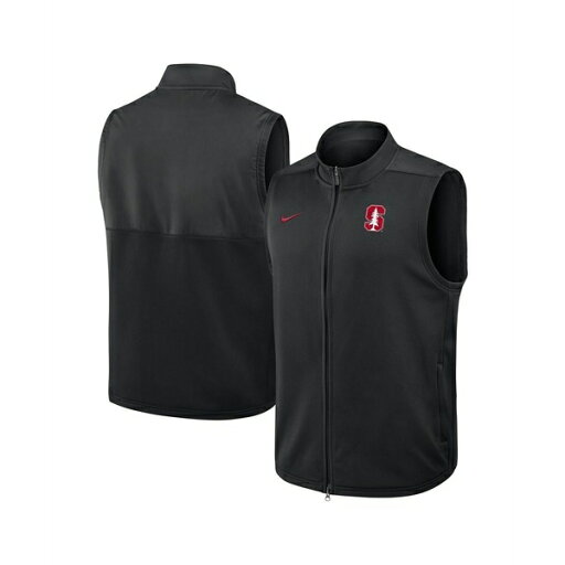ナイキ メンズ ジャケット&ブルゾン アウター Men's Black Stanford Cardinal PrimetimeVictory Performance Full Zip Vest Black ナイキ メンズ ジャケット&ブルゾン アウター Men's Black Stanford Cardinal PrimetimeVictory Performance Full Zip Vest Black