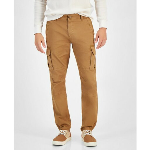 サンアンドプラスストーン メンズ カジュアルパンツ ボトムス Men's Garment-dyed Straight-Fit Morrison Tapered Cargo Pants, Created for Macy's Dull Gold サンアンドプラスストーン メンズ カジュアルパンツ ボトムス Men's Garment-dyed Straight-Fit Morrison Tapered Cargo Pants, Created for Macy's Dull Gold
