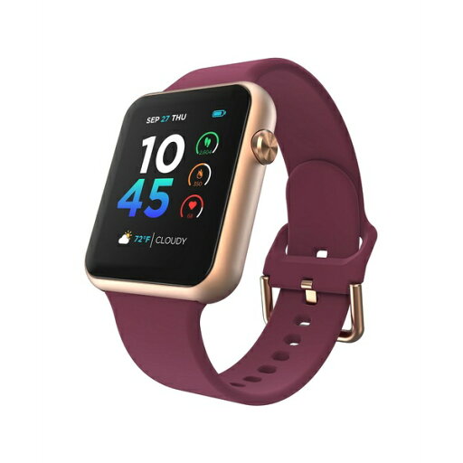 アイ タッチ メンズ 腕時計 アクセサリー Air 4 Unisex Silicone Strap Smartwatch 41mm Merlot アイ タッチ メンズ 腕時計 アクセサリー Air 4 Unisex Silicone Strap Smartwatch 41mm Merlot