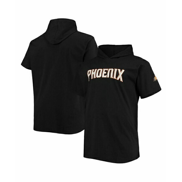asty㤨֥ץե  ѡåȥ  Men's Black Phoenix Suns Big and Tall 2-Hit Short Sleeve Pullover Hoodie BlackפβǤʤ13,480ߤˤʤޤ