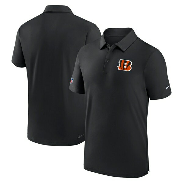 ナイキ メンズ ポロシャツ トップス Cincinnati Bengals Nike Sideline Coaches Performance Polo Black