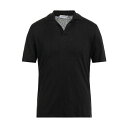 【送料無料】 グランサッソ メンズ ポロシャツ トップス Polo shirts Black