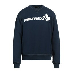 【送料無料】 ディースクエアード メンズ パーカー・スウェットシャツ アウター Sweatshirts Midnight blue