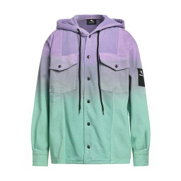 【送料無料】 マウナ ケア メンズ ジャケット＆ブルゾン アウター Denim outerwear Light purple