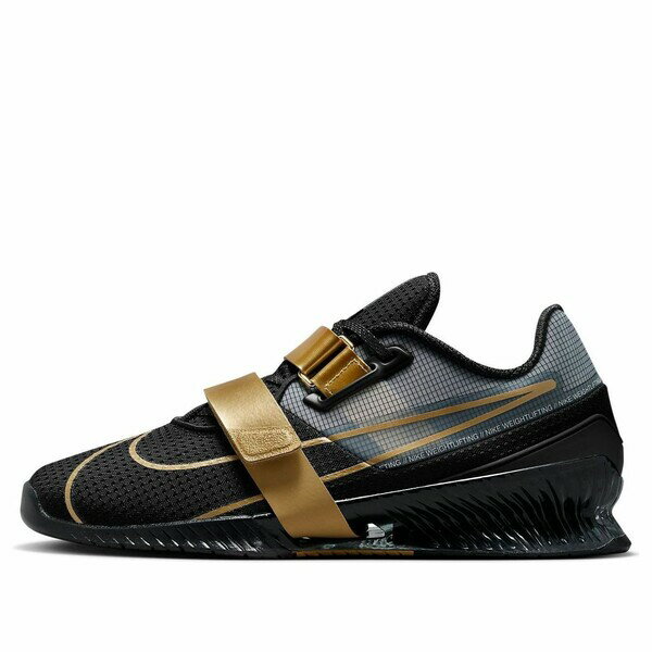 Nike ʥ  ˡ Nike Romaleos 4 'Black Metallic Gold' CD3463-001 ...