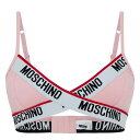 【送料無料】 モスキーノ レディース ランニング スポーツ Tape Triangle Bra Pink A0227