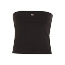 【送料無料】 トミーヒルフィガー レディース カットソー トップス TJW BBY ESSENTIAL TUBE TOP Black