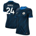 ナイキ レディース ユニフォーム トップス Chelsea Nike Women 039 s 2023/24 Away Stadium Replica Custom Jersey Navy