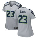 yz iCL fB[X jtH[ gbvX Seattle Seahawks Nike Women's Alternate Custom Game Jersey Gray