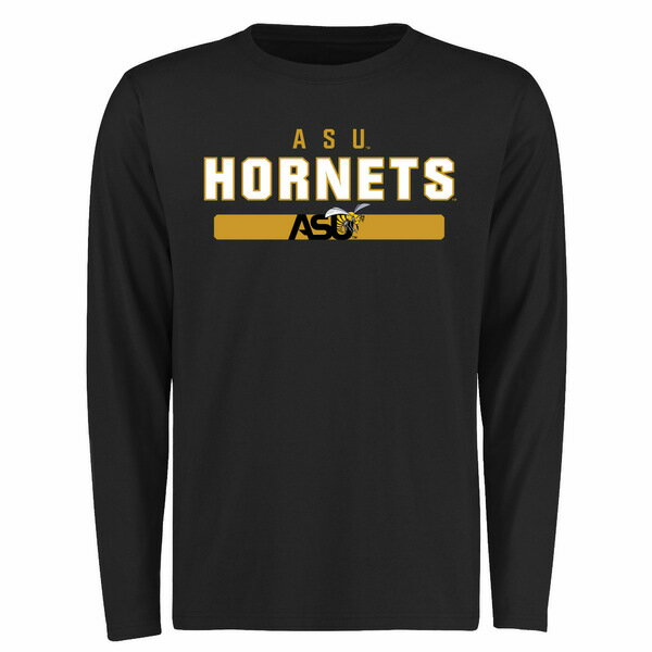 楽天astyファナティクス メンズ Tシャツ トップス Alabama State Hornets Team Strong Long Sleeve TShirt Black