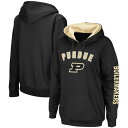 コロシアム レディース パーカー・スウェットシャツ アウター Purdue Boilermakers Colosseum Women's Loud and Proud Pullover Hoodie Black