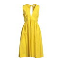 P.A.R.O.S.H. パロッシュ ワンピース トップス レディース Midi dresses Yellow