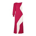 【送料無料】 トム レディース ワンピース トップス Midi dresses Fuchsia