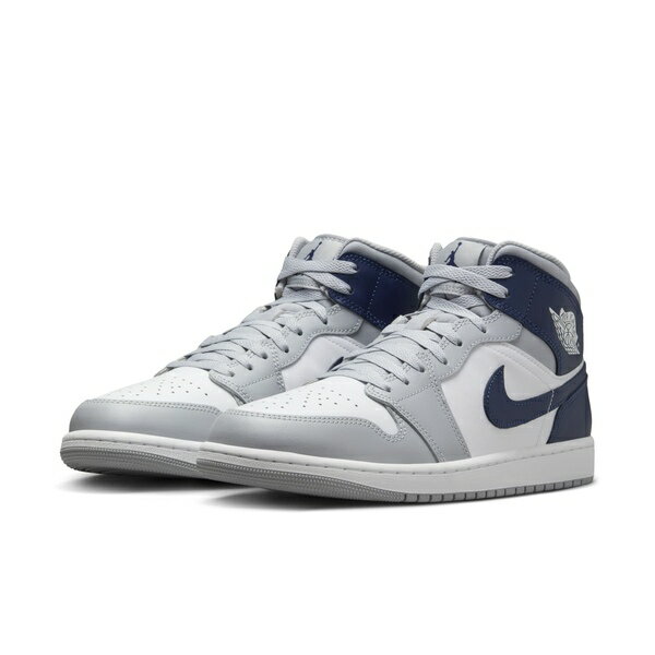 Air Jordan ジョーダン メンズ スニーカー 【Air Jordan 1 Mid 'Wolf Grey Midnight Navy' DQ8426-104】 サイズ US_12(30.0cm)