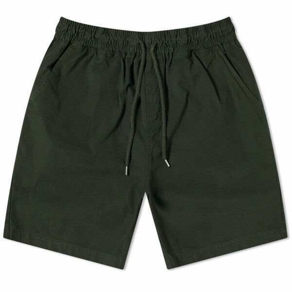 カラフルスタンダード メンズ カジュアルパンツ ボトムス Colorful Standard Classic Organic Twill Shorts Green