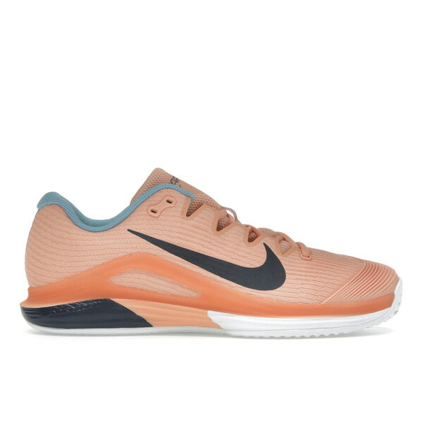 Nike ナイキ メンズ スニーカー 【Nike Court Vapor 12 Clay Apricot Agate White Denim Turquoise Obs..