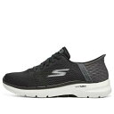 Skechers スケッチャーズ メンズ スニーカー 【Skechers Go Walk 6 Slip Ins 'Black' 216279-BLK】 サイズ US_11.5(29.5cm)(4)