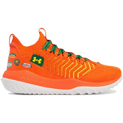 Under Armour アンダーアーマー メンズ スニーカー 【Under Armour Harper 9 Turf Bring The Juice】 サイズ US_7.5(25.5cm) Team Orange/Vine Green/Taxi Under Armour アンダーアーマー メンズ スニーカー 【Under Armour Harper 9 Turf Bring The Juice】 サイズ US_7.5(25.5cm) Team Orange/Vine Green/Taxi