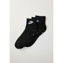 ナイキ レディース 靴下 アンダーウェア EVERYDAY ESSENTIAL ANKLE UNISEX 3 PACK - Socks - black/whit...