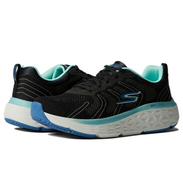 スケッチャーズ レディース スニーカー シューズ Max Cushioning Delta Black/Blue