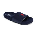 ラルフローレン メンズ スリッポン・ローファー シューズ Men's Hendrick Wrapped Slide Navy