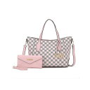 MKFRNV fB[X z ANZT[ Gianna Women's Tote with matching Wallet by Mia K Pink