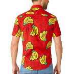 オポスーツ メンズ シャツ トップス Men's Short-Sleeve Donkey Kong Graphic Shirt Red