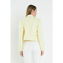 イングリッシュファクトリー レディース ジャケット＆ブルゾン アウター Women 039 s Textured Double Breasted Blazer Yellow