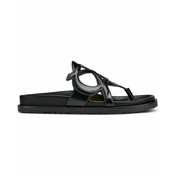 ダナキャラン レディース サンダル シューズ Women 039 s Hatsy Logo Thong Slide Sandals Black