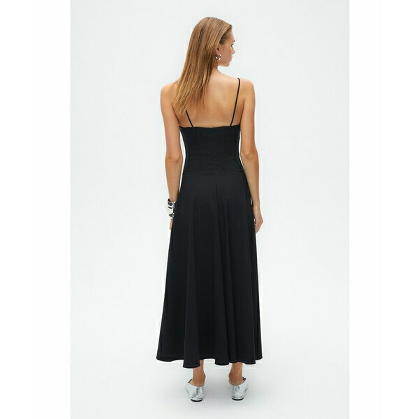 楽天astyノクチューン レディース ワンピース トップス Women's Corset Detailed Midi Dress Black