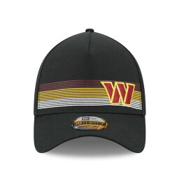 ニューエラ レディース 帽子 アクセサリー Men's Black Washington Commanders Flawless Stripe 39Thirty Flex Hat Black