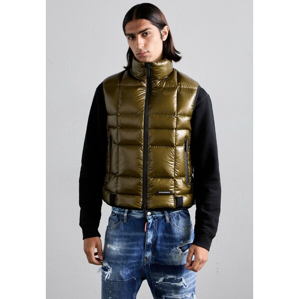 ディースクエアード メンズ ジャケット＆ブルゾン アウター 3D VEST - Waistcoat - dark green