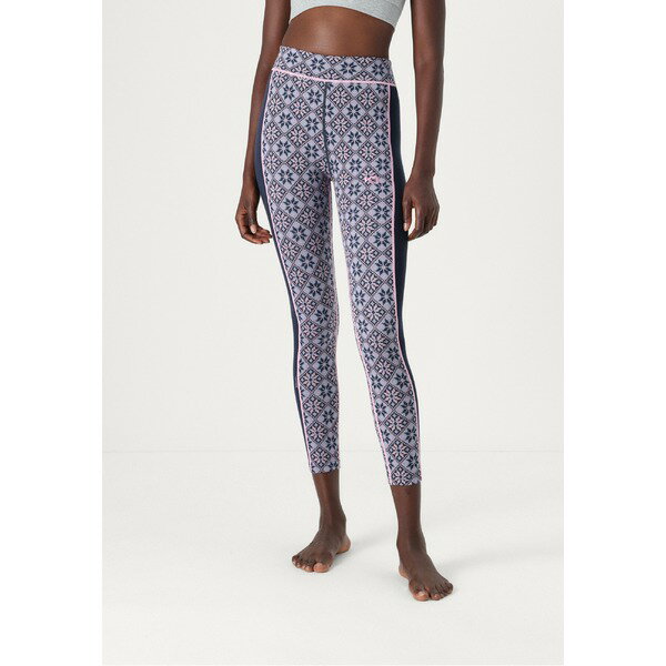 カリトラ レディース フィットネス スポーツ ROSE HIGH WAIST PANT - Base layer - dark navy blue