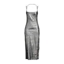 【送料無料】 ジ アティコ レディース ワンピース トップス Midi dresses Grey