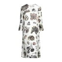【送料無料】 マルニ レディース ワンピース トップス Midi dresses White