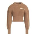 【送料無料】 マリーン セル レディース ニット&セーター アウター Sweaters Beige