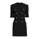 【送料無料】 バルマン レディース ワンピース トップス Mini dresses Black