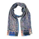 【送料無料】 エトロ レディース マフラー・ストール・スカーフ アクセサリー Scarves Azure