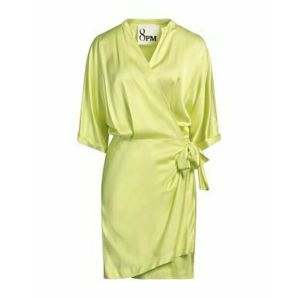 【送料無料】 エイト・ピーエム レディース ワンピース トップス Mini dresses Green