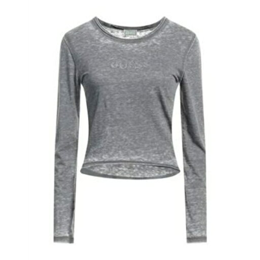 【送料無料】 ゲス レディース Tシャツ トップス T-shirts Grey 【送料無料】 ゲス レディース Tシャツ トップス T-shirts Grey
