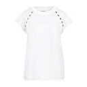 【送料無料】 マックイーン レディース Tシャツ トップス T-shirts White(4)